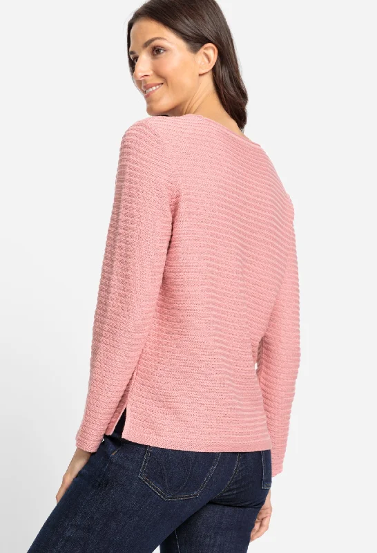 Long Sleeve Ribbed Pullover